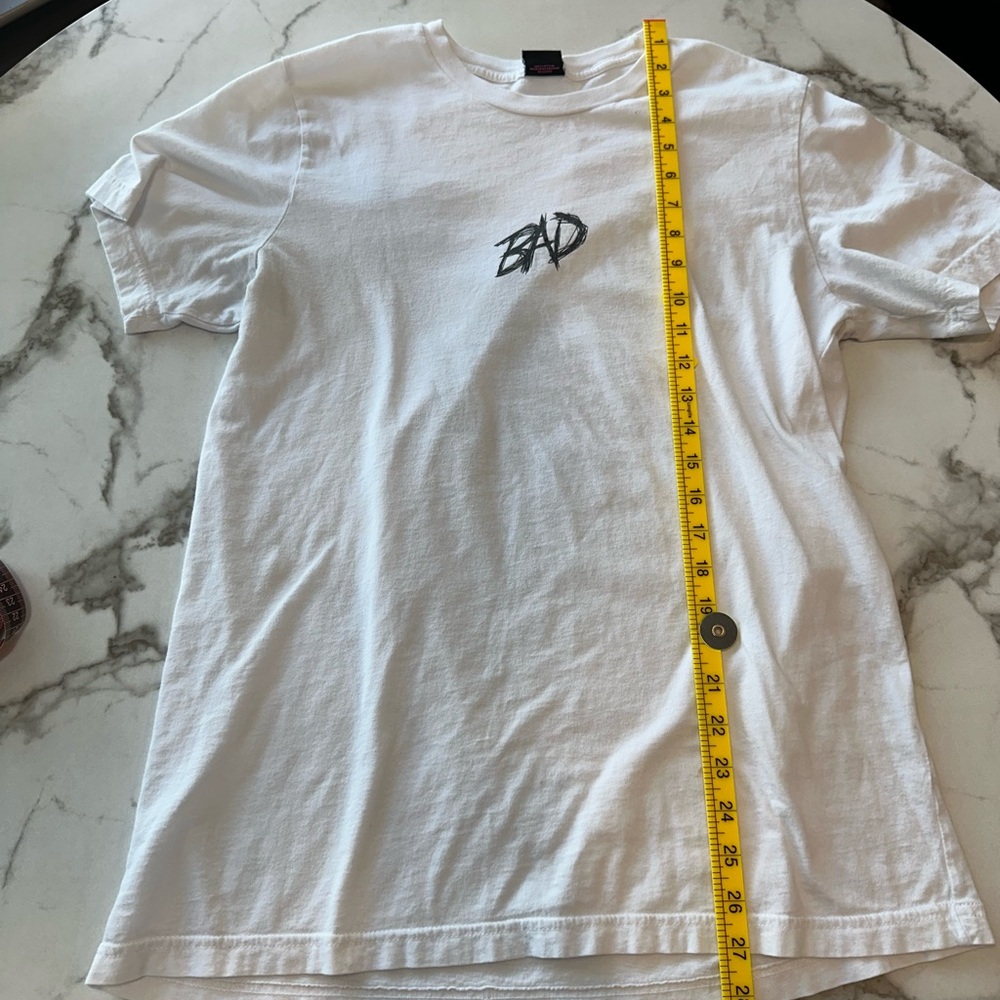 Size Large - XXXTENTACION “BAD” Hand White T-Shirt